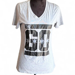 NWOT Adidas Grey Top V Neck